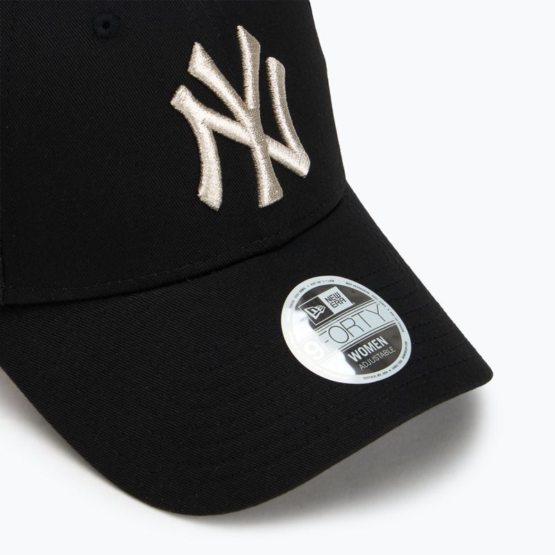 Czapka z daszkiem New Era Metallic Logo 9Forty New York Yankees black 3