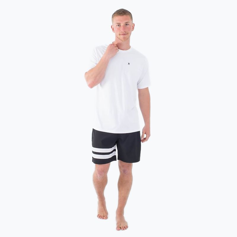 Koszulka męska Hurley Everyday Hybrid Upf white 3 2