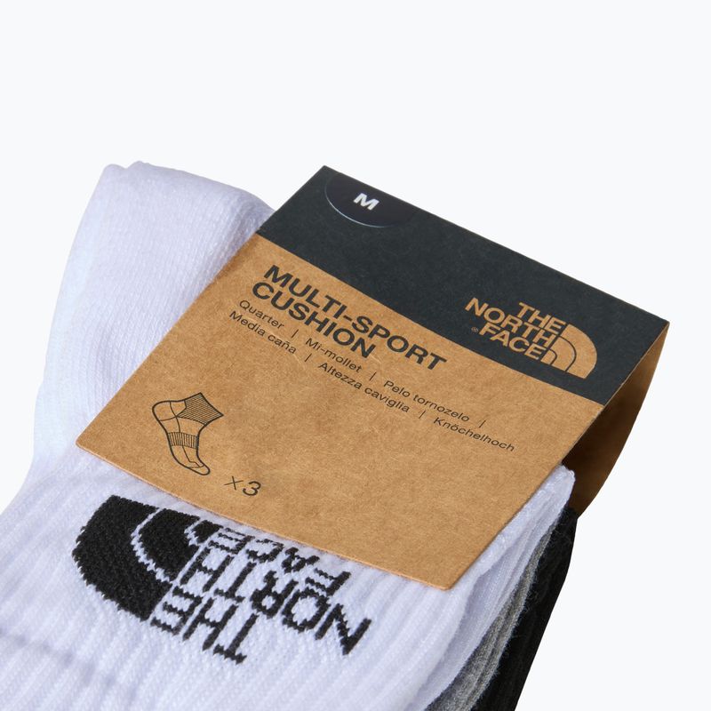 Skarpety trekkingowe The North Face Multi Sport Cush Quarter Sock 3 pary black assorted 3