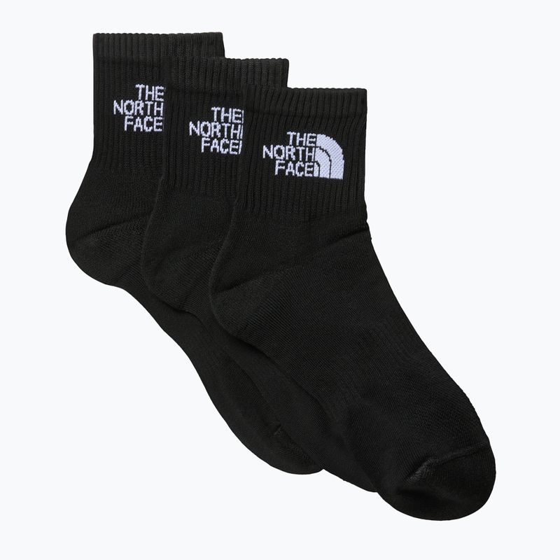 Skarpety trekkingowe The North Face Multi Sport Cush Quarter Sock 3 pary black