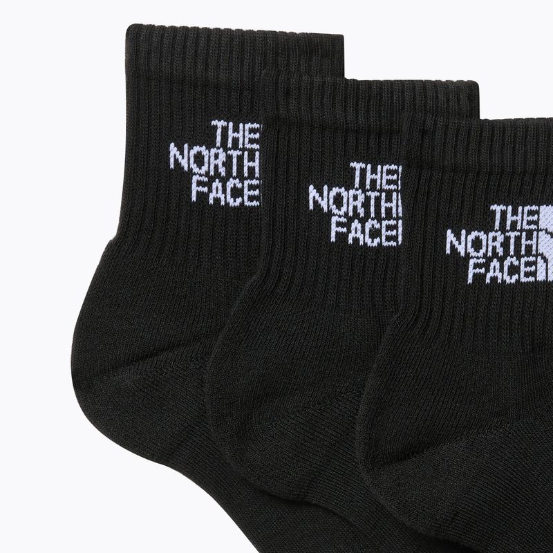 Skarpety trekkingowe The North Face Multi Sport Cush Quarter Sock 3 pary black 2