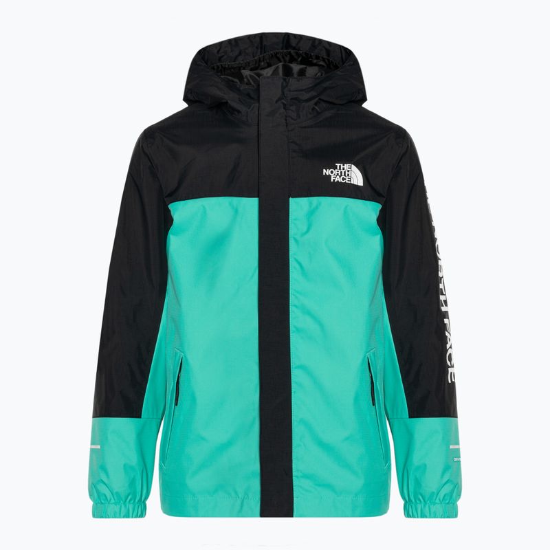 Kurtka przeciwdeszczowa dziecięca The North Face Antora geyser aqua