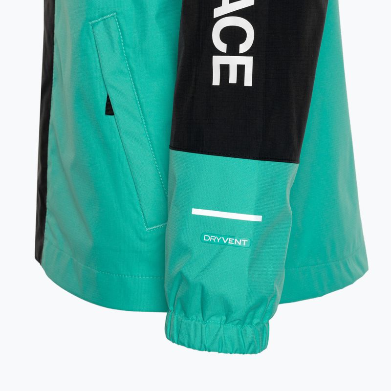 Kurtka przeciwdeszczowa dziecięca The North Face Antora geyser aqua 5