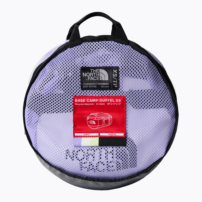 Torba podróżna The North Face Base Camp Duffel XS 31 l high purple/astro lime 2