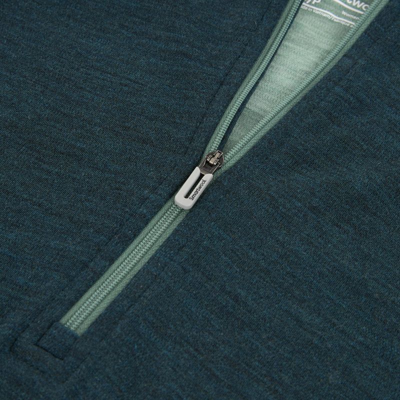 Bluza termoaktywna damska Smartwool Classic Thermal Merino Base Layer 1/2 Zip Hoodie Boxed twilight/arctic green 3