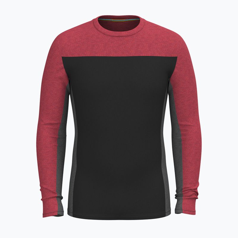 Bluza termoaktywna męska Smartwool Classic Thermal Merino Base Layer Colorblock Crew Boxed  3