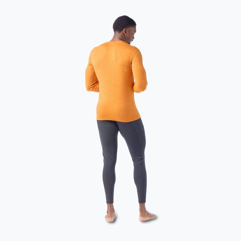 Longsleeve termoaktywny męski Smartwool Merino 250 Baselayer Crew Boxed marmalade heather 2