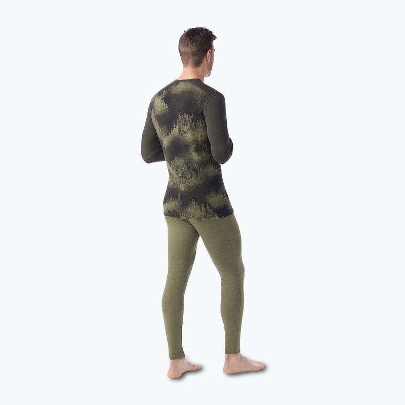Bluza termoaktywna męska Smartwool Merino 250 Baselayer Crew Boxed north woods foggy pines 2