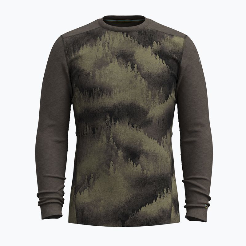 Bluza termoaktywna męska Smartwool Merino 250 Baselayer Crew Boxed north woods foggy pines 3
