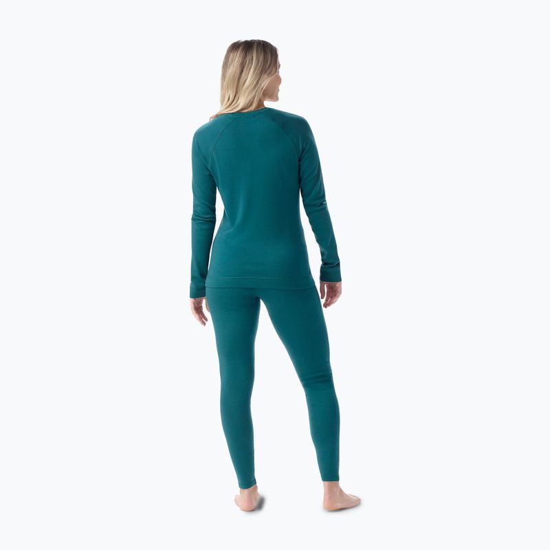 Bluza termoaktywna damska Smartwool Merino 250 Baselayer Crew Boxed emerald green 2