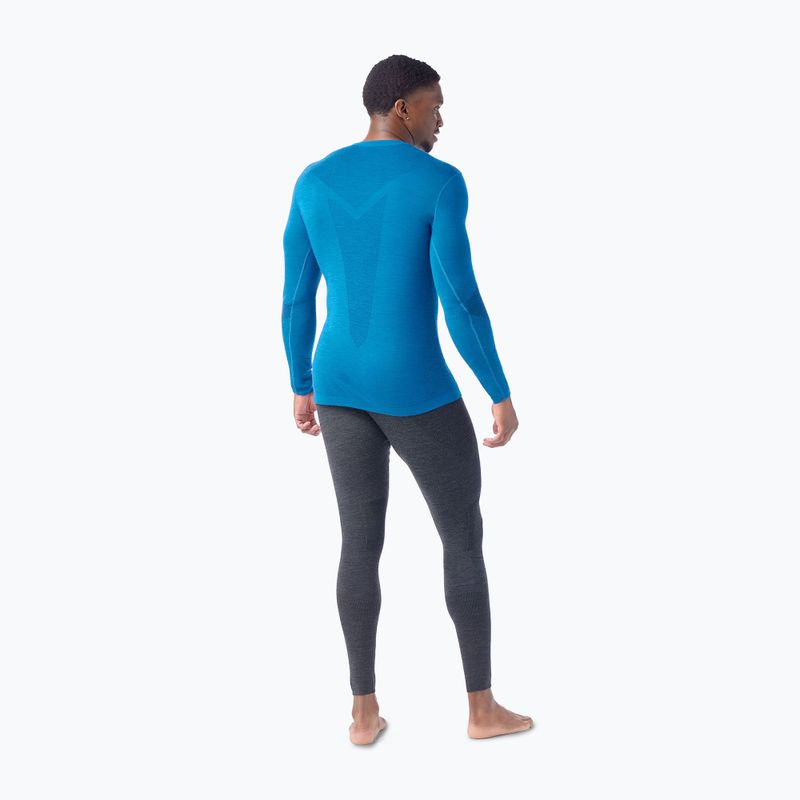 Bluza termoaktywna męska Smartwool Intraknit Thermal Merino Base Layer Crew nival blue/navy 2
