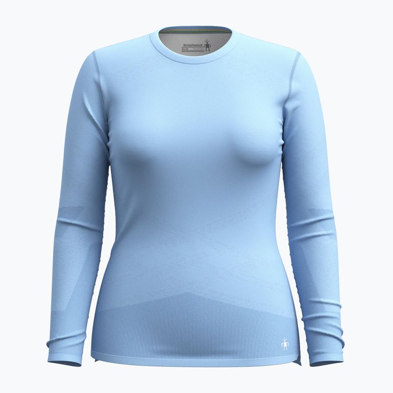 Bluza termoaktywna damska Smartwool Intraknit Thermal Merino Baselayer Crew serene blue/white 3