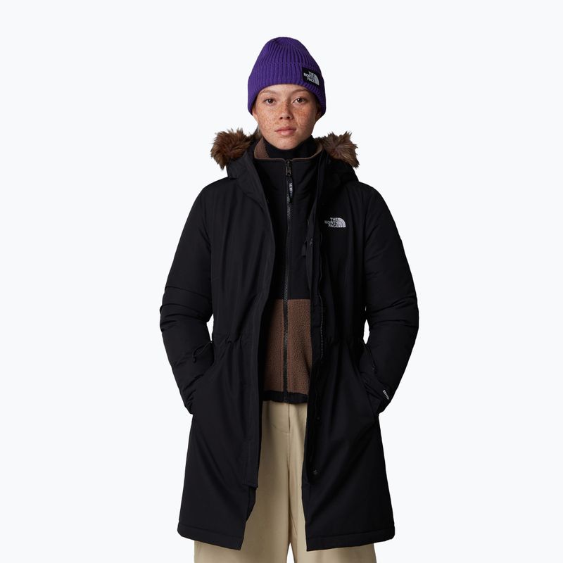 Płaszcz puchowy damski The North Face Zaneck Parka black/black 4