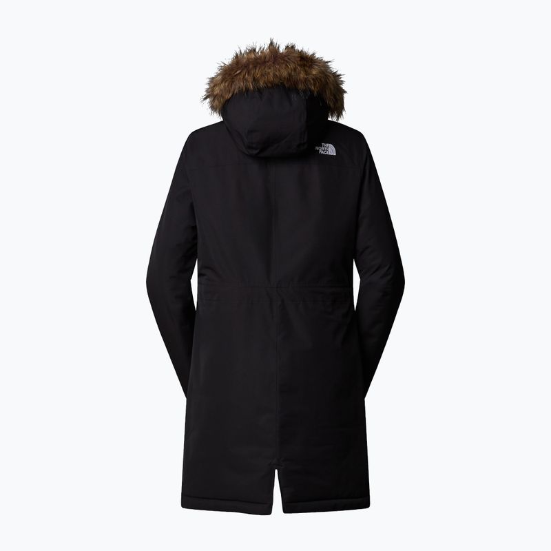 Płaszcz puchowy damski The North Face Zaneck Parka black/black 6