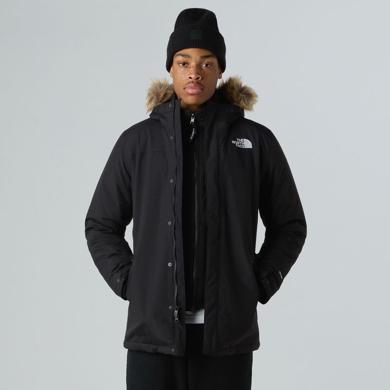 Kurtka ocieplana męska The North Face Zaneck black/black 4