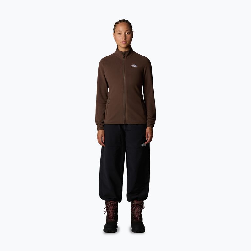 Bluza damska The North Face 100 Glacier FZ smokey brown 2