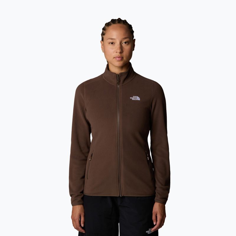 Bluza damska The North Face 100 Glacier FZ smokey brown 4