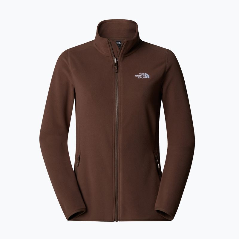 Bluza damska The North Face 100 Glacier FZ smokey brown 5