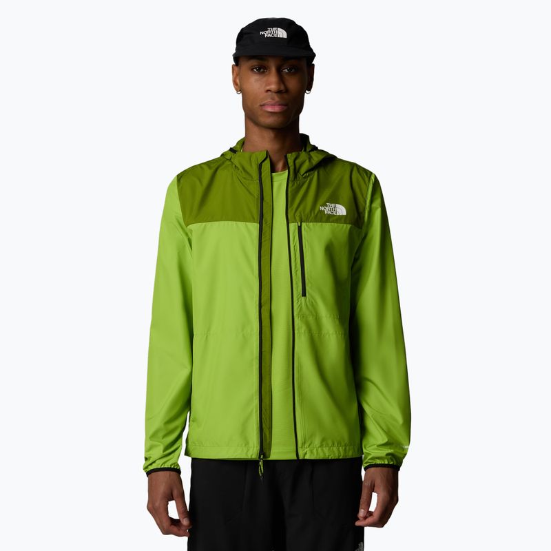 Kurtka do biegania męska The North Face Higher Run Wind meadow grass/oak green 4