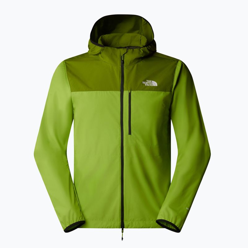 Kurtka do biegania męska The North Face Higher Run Wind meadow grass/oak green 5