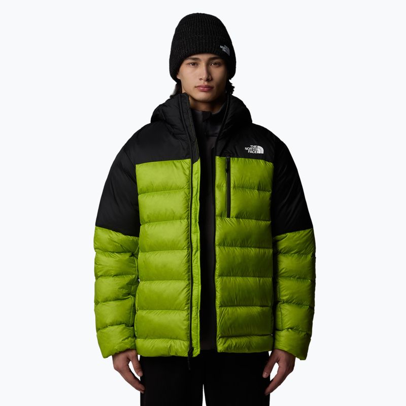 Kurtka męska The North Face Kalix Down Hoodie meadow grass/black 4