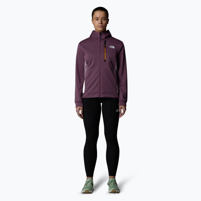 Bluza damska The North Face Mountain Athletics FZ Fleece midnight mauve/ purple chalk 2