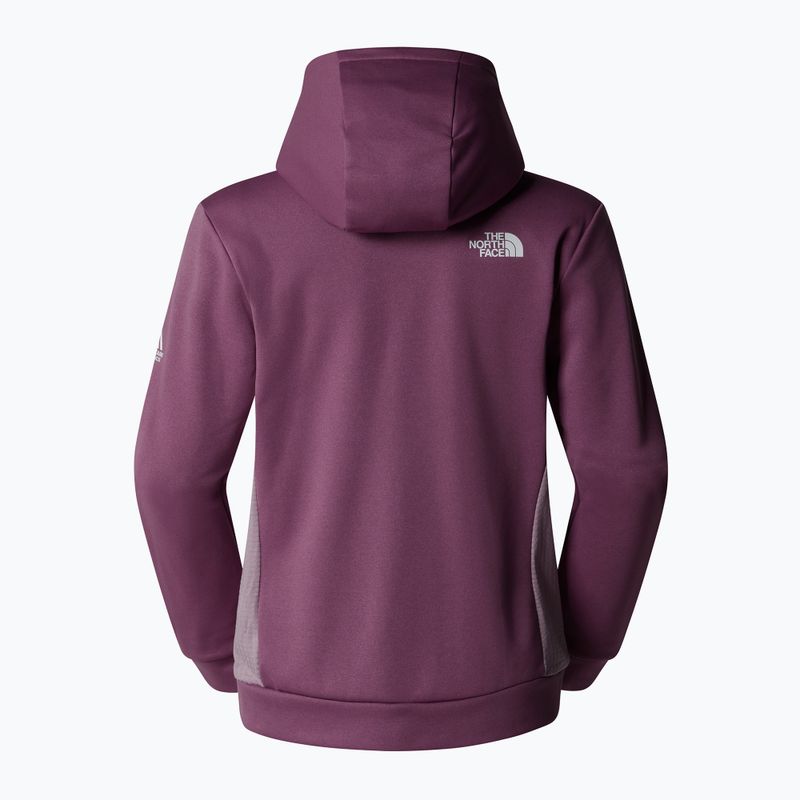 Bluza damska The North Face Mountain Athletics FZ Fleece midnight mauve/ purple chalk 5