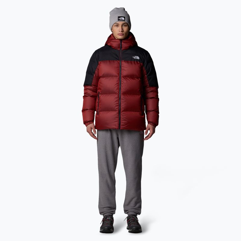 Kurtka puchowa męska The North Face Diablo Down 2.0 Hoodie high risk red/black heather 2