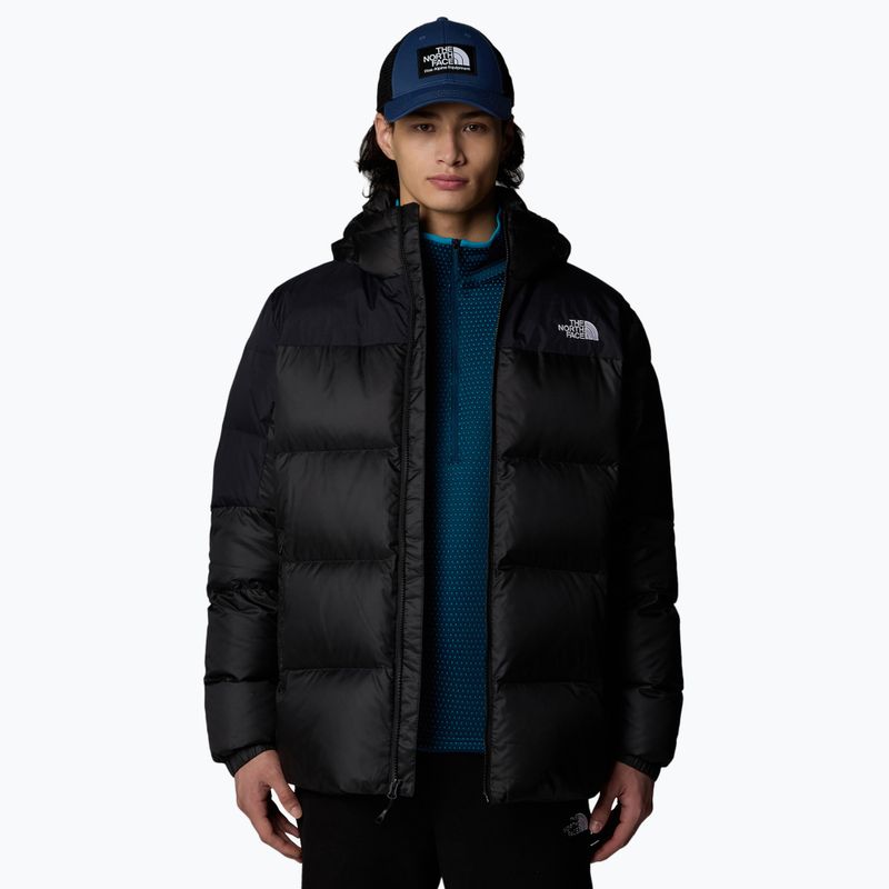 Kurtka puchowa męska The North Face Diablo Down 2.0 Hoodie black heather/blk 4