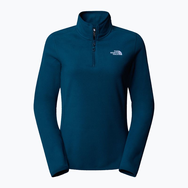 Bluza damska The North Face 100 Glacier 1/4 Zip midnight petrol 4