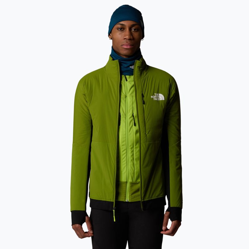 Kurtka hybrydowa męska The North Face Binntal Hybrid Ventrix oak green/black 4