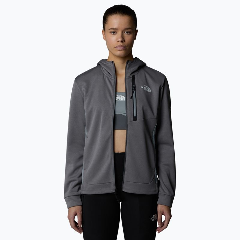 Bluza damska The North Face Mountain Athletics FZ Fleece smoked pearl/ monument grey 4