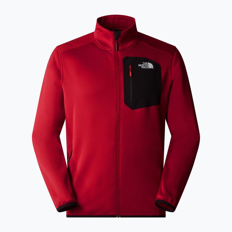 Bluza męska The North Face Crest FZ garnet red/black 5