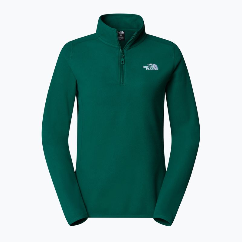 Bluza damska The North Face 100 Glacier 1/4 Zip evergreen