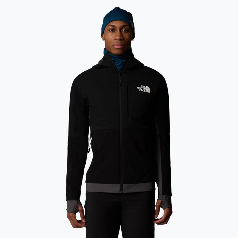 Kurtka hybrydowa męska The North Face Binntal Hybrid Ventrix Hoodie black/black/ant