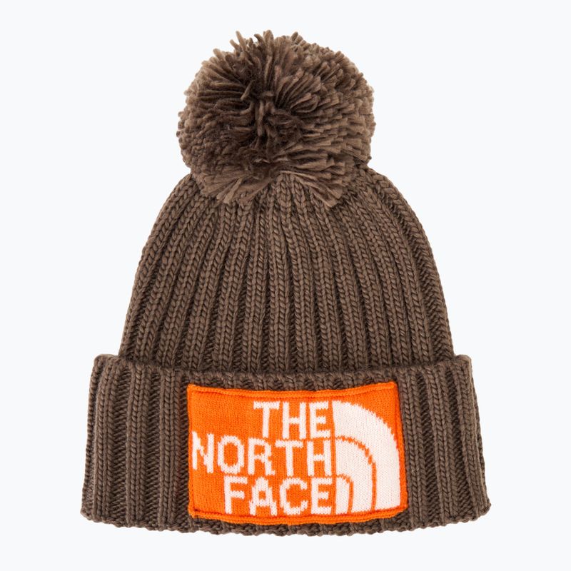 Czapka zimowa męska The North Face Heritage Ski Tuke smokey brown/orange