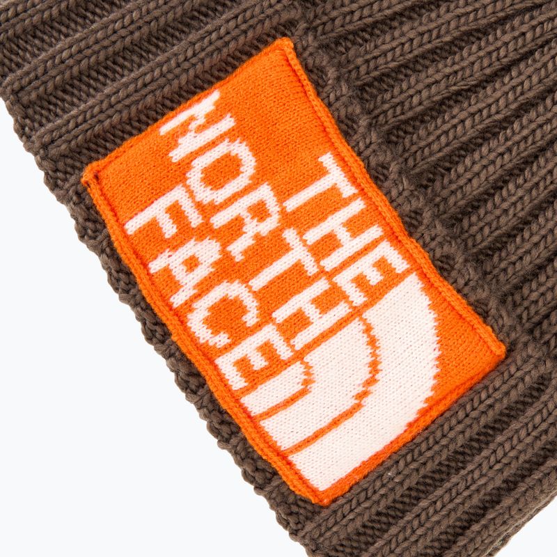 Czapka zimowa męska The North Face Heritage Ski Tuke smokey brown/orange 3