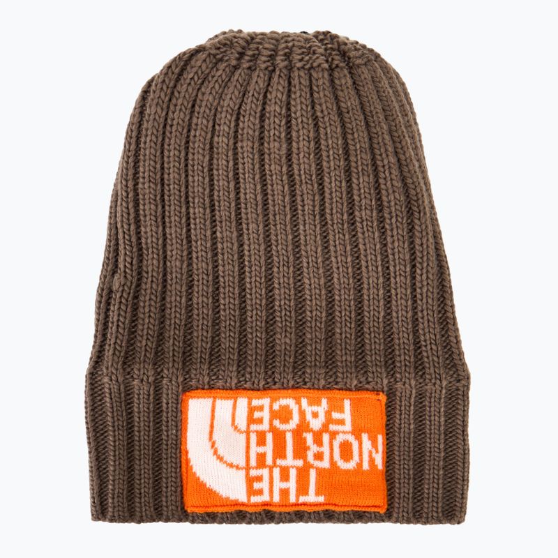 Czapka zimowa męska The North Face Heritage Ski Tuke smokey brown/orange 4