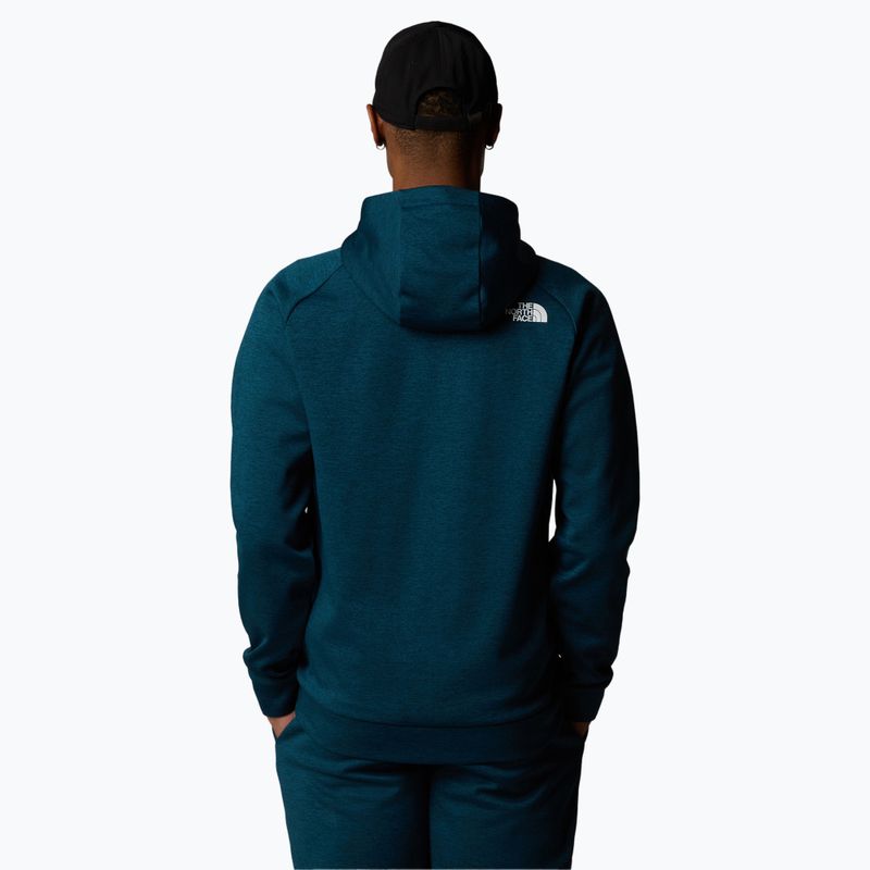 Bluza męska The North Face Reaxion Fleece midnight petrol dark heather/ asphalt grey 3