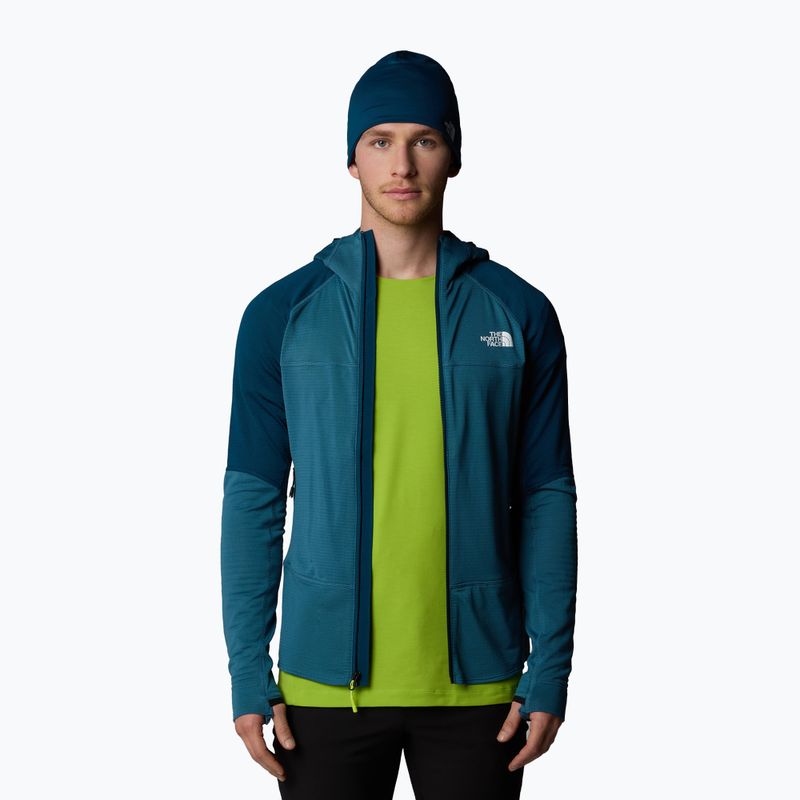 Bluza męska The North Face Bolt Polartec Hoodie mallard blue/midnight petrol