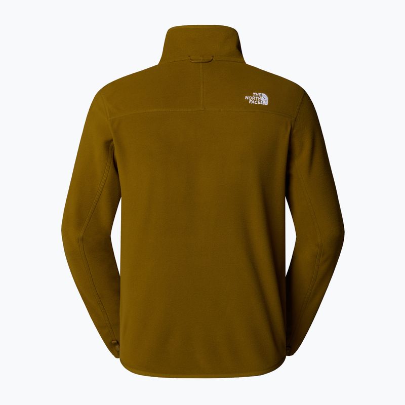 Bluza męska The North Face 100 Glacier Full Zip moss green 2