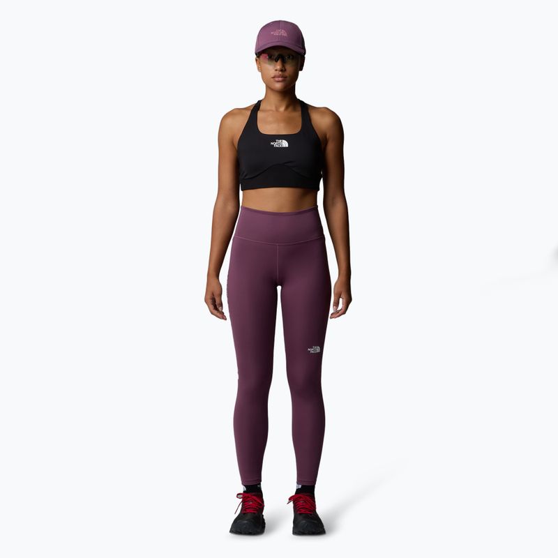 Legginsy do biegania damskie The North Face Mountain Athletics 25In Flex Tight midnight mauve 2