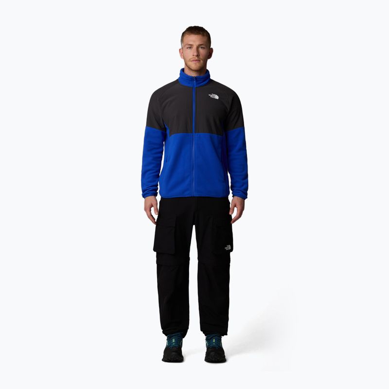 Bluza męska The North Face Glacier Heavyweight Full Zip blue/ asphalt grey 2