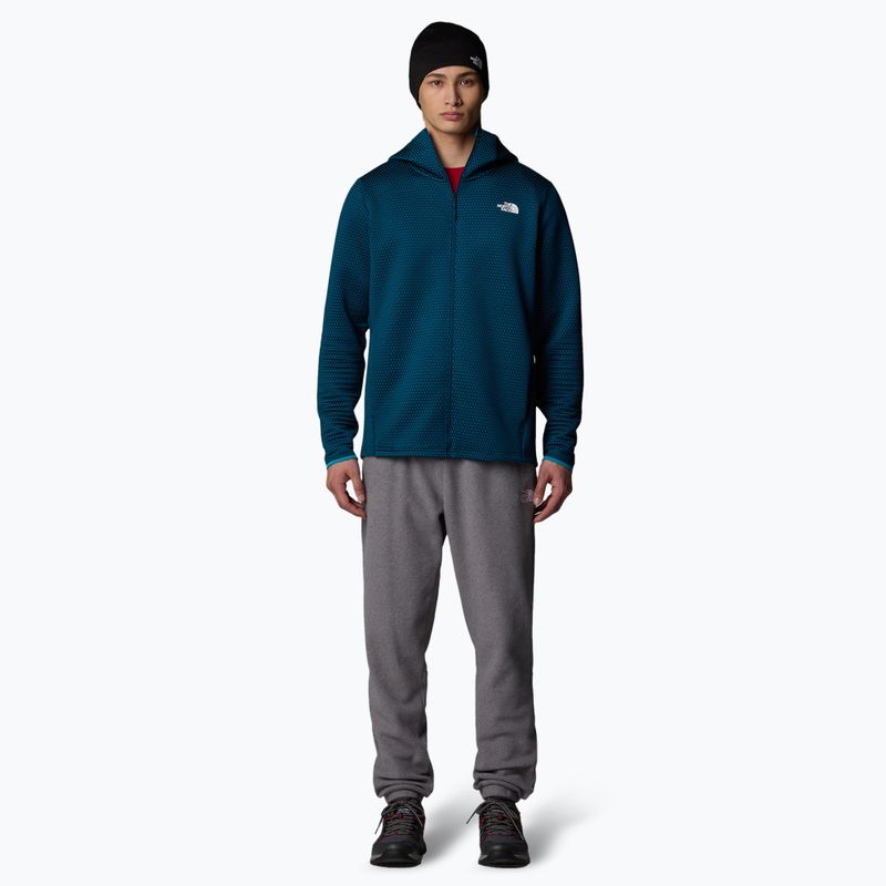 Bluza trekkingowa męska The North Face Vertical Thermal FZ Hoodie midnight petrol 2