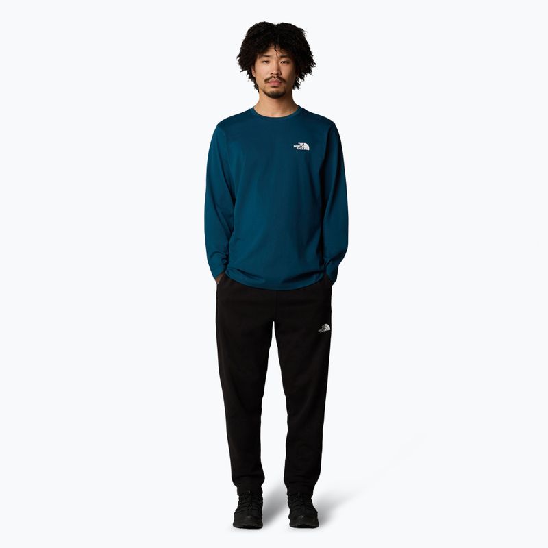 Longsleeve męski The North Face Simple Dome midnight petrol 2