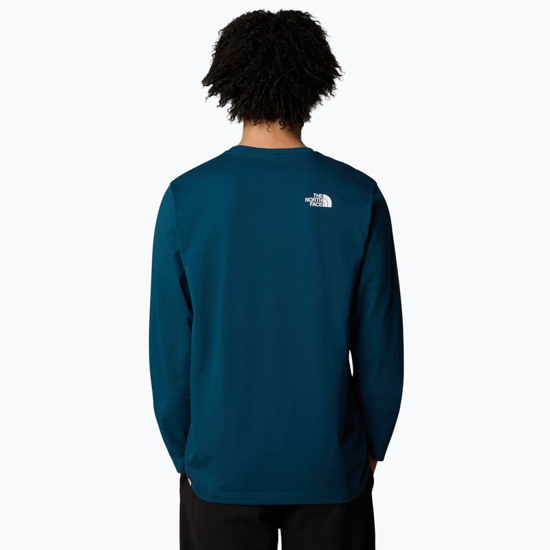 Longsleeve męski The North Face Simple Dome midnight petrol 3