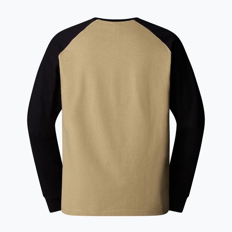 Longsleeve męski The North Face Heritage khaki stone/black 2