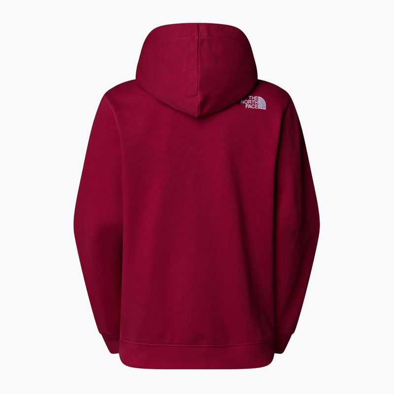 Bluza damska The North Face Drew Peak Pullover Hoodie beetroot 5