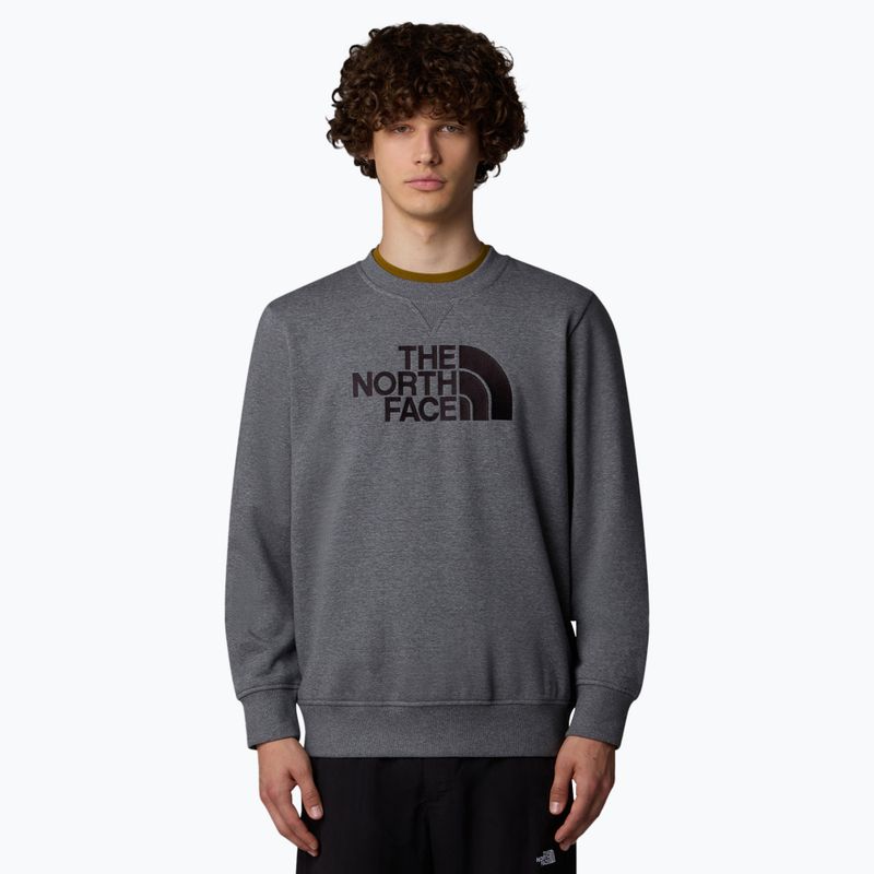 Bluza męska The North Face Drew Peak Crew medium grey heather