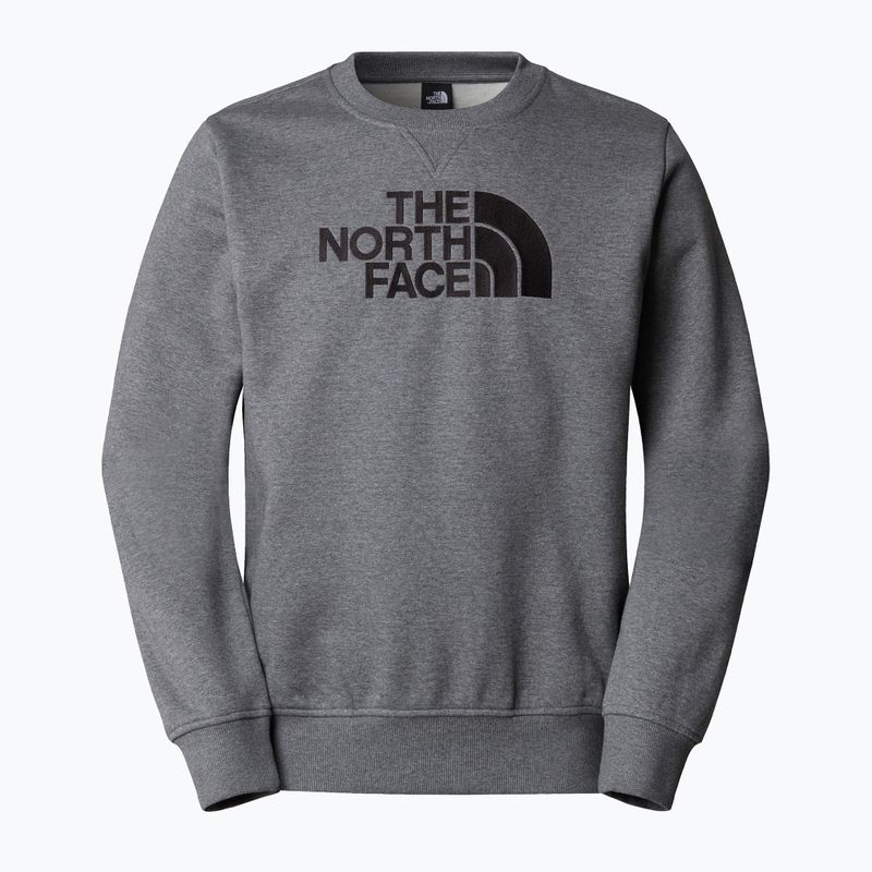 Bluza męska The North Face Drew Peak Crew medium grey heather 4